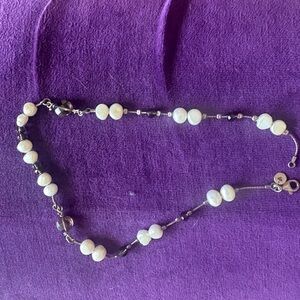 Silpada White and Silver Pearl Necklace